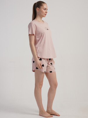 Купить Бавовняний літній комплект із футболки та шортів VIENETTA 5120971549 в Украина в Lingerie.ua - Одяг для дому та відпочинку, Фото 7