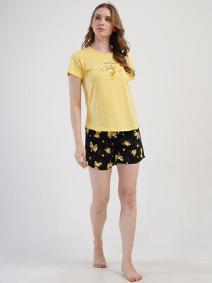 Купить Хлопковый комплект из футболки и шорт VIENETTA 4090646825 в Украина в Lingerie.ua - Одяг для дому та відпочинку, Фото 2