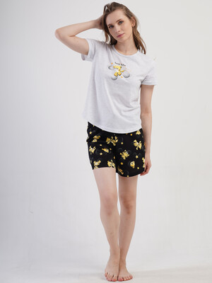 Купить Хлопковый комплект из футболки и шорт VIENETTA 4090646825 в Украина в Lingerie.ua - Одяг для дому та відпочинку, Фото 4