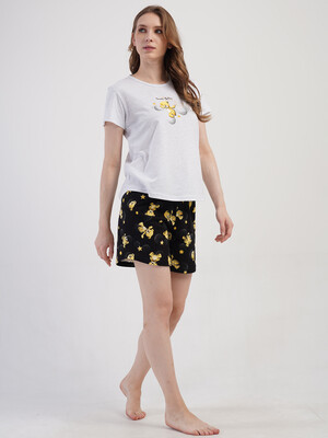 Купить Хлопковый комплект из футболки и шорт VIENETTA 4090646825 в Украина в Lingerie.ua - Одяг для дому та відпочинку, Фото 5