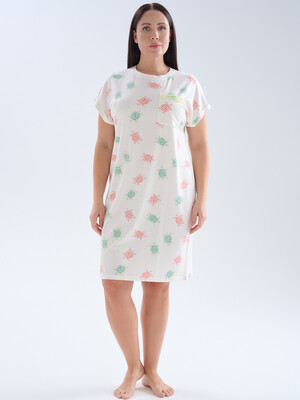 Купить Хлопковая домашняя туника большого размера HAYS 70240 в Украина