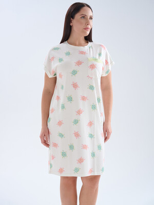 Купить Хлопковая домашняя туника большого размера HAYS 70240 в Украина в Lingerie.ua - Одяг для дому та відпочинку, Фото 2