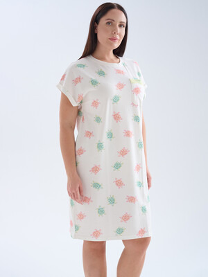 Купить Хлопковая домашняя туника большого размера HAYS 70240 в Украина в Lingerie.ua - Одяг для дому та відпочинку, Фото 4