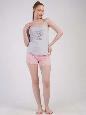 Купить Бавовняний літній комплект (майка + шорти) VIENETTA 5021550000 в Украина в Lingerie.ua - Одяг для дому та відпочинку, Фото 3