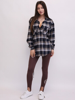 Купить Фланелевая рубашка в клетку LINGERIE 170860 в Украина в Lingerie.ua - Одяг для дому та відпочинку, Фото 3