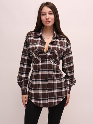 Купить Фланелевая рубашка в клетку LINGERIE 170860 в Украина в Lingerie.ua - Одяг для дому та відпочинку, Фото 7