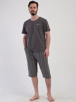 Купить Хлопковый летний костюм (футболка + капри) VIENETTA MAN 4080821374 в Украина в Lingerie.ua - Одяг для дому та відпочинку, Фото 2