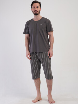 Купить Хлопковый летний костюм (футболка + капри) VIENETTA MAN 4080821374 в Украина в Lingerie.ua - Одяг для дому та відпочинку, Фото 5