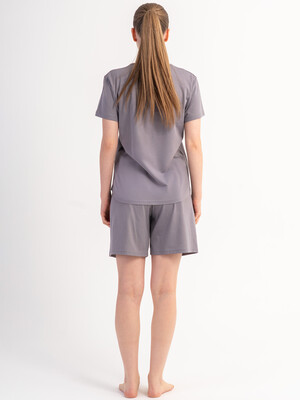 Купить Хлопковый комплект женский (футболка + шорты) VIENETTA 5120670000 в Украина в Lingerie.ua - Одяг для дому та відпочинку, Фото 4