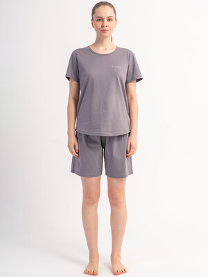 Купить Хлопковый комплект женский (футболка + шорты) VIENETTA 5120670000 в Украина в Lingerie.ua - Одяг для дому та відпочинку, Фото 5