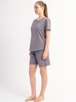 Купить Хлопковый комплект женский (футболка + шорты) VIENETTA 5120670000 в Украина в Lingerie.ua - Одяг для дому та відпочинку, Фото 6