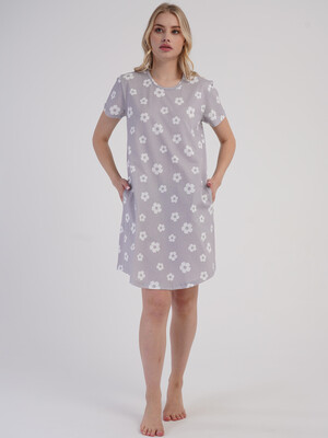 Купить Хлопковая туника с коротким рукавом VIENETTA 6020607347 в Украина в Lingerie.ua - Одяг для дому та відпочинку, Фото 3