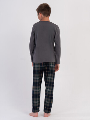 Купить Хлопковый домашний костюм для мальчика VIENETTA KIDS 6051874612 в Украина в Lingerie.ua - Одяг для дому та відпочинку, Фото 2