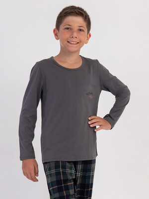 Купить Хлопковый домашний костюм для мальчика VIENETTA KIDS 6051874612 в Украина в Lingerie.ua - Одяг для дому та відпочинку, Фото 4