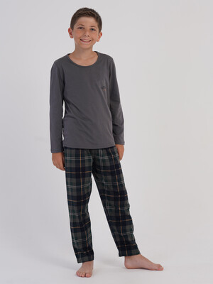 Купить Хлопковый домашний костюм для мальчика VIENETTA KIDS 6051874612 в Украина в Lingerie.ua - Одяг для дому та відпочинку, Фото 5