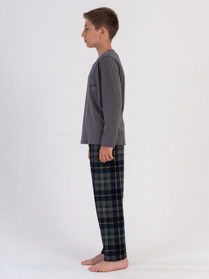 Купить Хлопковый домашний костюм для мальчика VIENETTA KIDS 6051874612 в Украина в Lingerie.ua - Одяг для дому та відпочинку, Фото 8