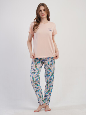 Купить Хлопковый домашний комплект с брюками VIENETTA 4082138866 в Украина в Lingerie.ua - Одяг для дому та відпочинку, Фото 9