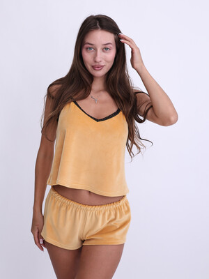 Купить Велюровый домашний костюм (майка + шорты) LINGERIE 170768 в Украина в Lingerie.ua - Одяг для дому та відпочинку, Фото 10