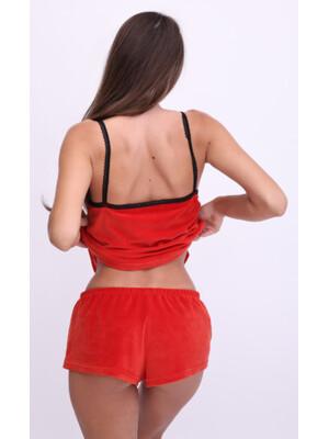 Купить Велюровый домашний костюм (майка + шорты) LINGERIE 170768 в Украина в Lingerie.ua - Одяг для дому та відпочинку, Фото 11