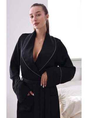 Купить Шовковий халат з довгим рукавом LINGERIE 170847 в Украина в Lingerie.ua - Одяг для дому та відпочинку, Фото 4