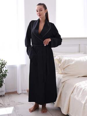 Купить Шовковий халат з довгим рукавом LINGERIE 170847 в Украина в Lingerie.ua - Одяг для дому та відпочинку, Фото 8