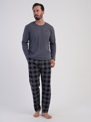 Бавовняний домашній костюм з довгими рукавами VIENETTA MAN 6052998893