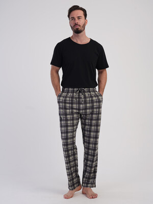 Купить Хлопковые домашние брюки в клетку VIENETTA MAN 6060423022 в Украина в Lingerie.ua - Одяг для дому та відпочинку, Фото 2