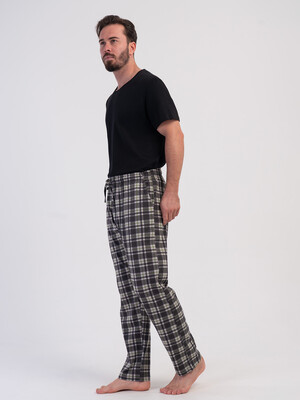 Купить Хлопковые домашние брюки в клетку VIENETTA MAN 6060423022 в Украина в Lingerie.ua - Одяг для дому та відпочинку, Фото 4