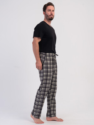 Купить Хлопковые домашние брюки в клетку VIENETTA MAN 6060423022 в Украина в Lingerie.ua - Одяг для дому та відпочинку, Фото 7