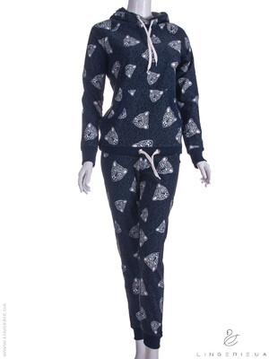 Купить Трикотажный теплый женский костюм LINGERIE 170028 в Украина в Lingerie.ua - Одяг для дому та відпочинку, Фото 2