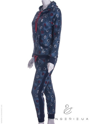 Купить Трикотажный теплый женский костюм LINGERIE 170028 в Украина в Lingerie.ua - Одяг для дому та відпочинку, Фото 18