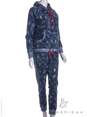 Купить Трикотажный теплый женский костюм LINGERIE 170028 в Украина в Lingerie.ua - Одяг для дому та відпочинку, Фото 15