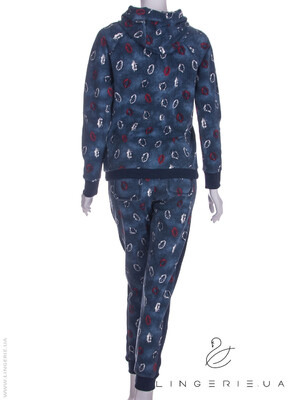 Купить Трикотажный теплый женский костюм LINGERIE 170028 в Украина в Lingerie.ua - Одяг для дому та відпочинку, Фото 13