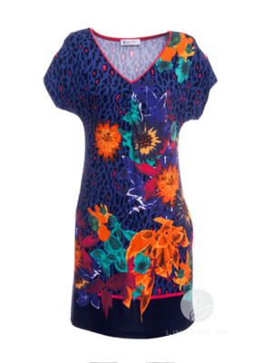 Купить Літня сукня з коротким рукавом COCOON Z-12337 в Украина в Lingerie.ua - Одяг для дому та відпочинку, Фото 2