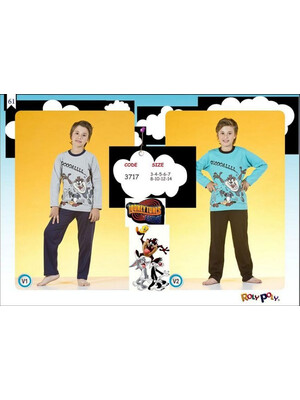 Купить Пижама для мальчиков детская LOONEY TUNES 3717 в Украина