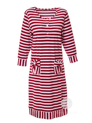 Купить Велюровое домашнее платье с карманами COCOON 14-056 в Украина в Lingerie.ua - Одяг для дому та відпочинку, Фото 4