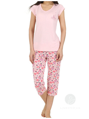 Пижама женская KEZOKINO 4100834863 футболка капри
