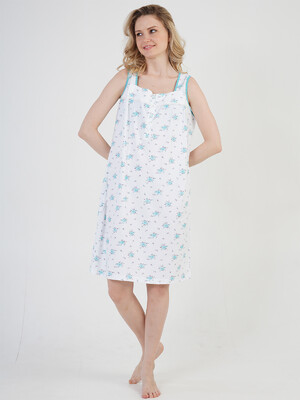 Купить Ночная сорочка (туника) их хлопка без рукав VIENETTA 8010262181 в Украина в Lingerie.ua - Одяг для дому та відпочинку, Фото 4