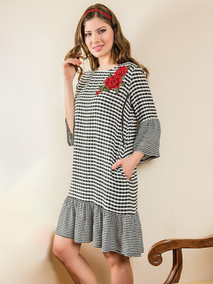 Купить Платье летнее с оборкой COCOON R-16031 в Украина