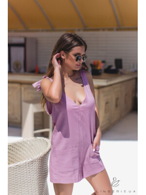 Купить Лляний комбінезон короткий LINGERIE 170223 в Украина в Lingerie.ua - Одяг для дому та відпочинку, Фото 12