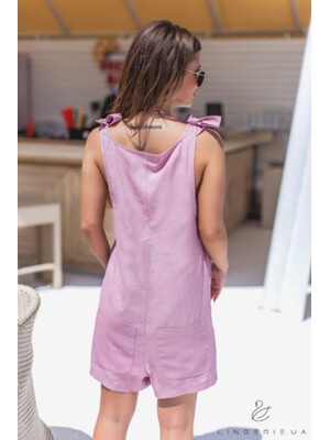 Купить Лляний комбінезон короткий LINGERIE 170223 в Украина в Lingerie.ua - Одяг для дому та відпочинку, Фото 10