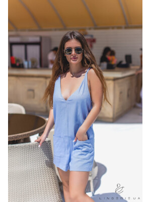 Купить Лляний комбінезон короткий LINGERIE 170223 в Украина в Lingerie.ua - Одяг для дому та відпочинку, Фото 13