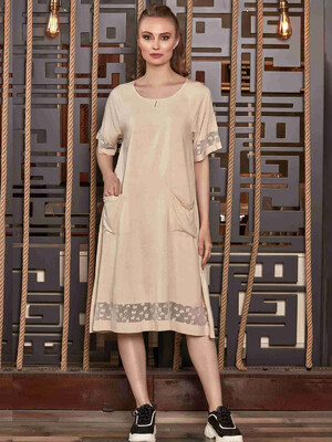 Купить Летнее платье из штапеля COCOON S27043 в Украина