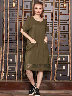 Купить Летнее платье из штапеля COCOON S27043 в Украина в Lingerie.ua - Одяг для дому та відпочинку, Фото 3