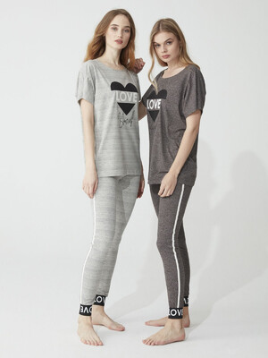 Домашний комплект женский с коротким рукавом FEYZA 20Y-FY-3810