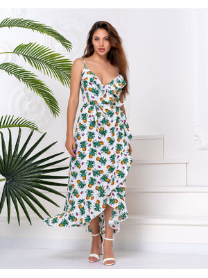 Купить Сарафан жіночий на запах із воланом LINGERIE 170428 в Украина в Lingerie.ua - Одяг для дому та відпочинку, Фото 2