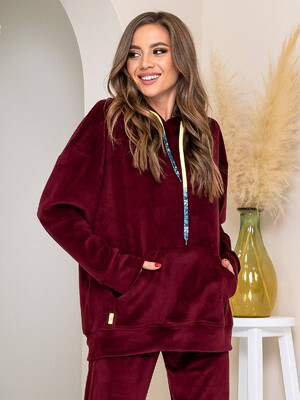 Купить Велюровый костюм из худи и джоггеров LINGERIE 170487 в Украина в Lingerie.ua - Одяг для дому та відпочинку, Фото 9