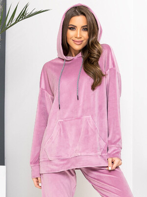 Купить Велюровый костюм из худи и джоггеров LINGERIE 170487 в Украина в Lingerie.ua - Одяг для дому та відпочинку, Фото 12