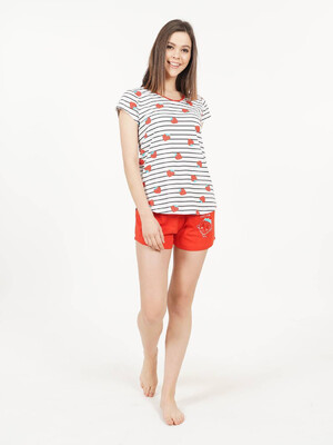 Купить Хлопковый комплект с шортами VIENETTA 0091170069 в Украина в Lingerie.ua - Одяг для дому та відпочинку, Фото 5