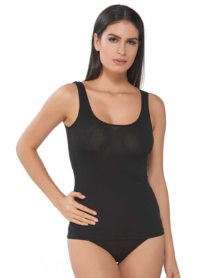 Купить Хлопковая майка женская на широких бретельках SEVIM 1264 в Украина в Lingerie.ua - Одяг для дому та відпочинку, Фото 4